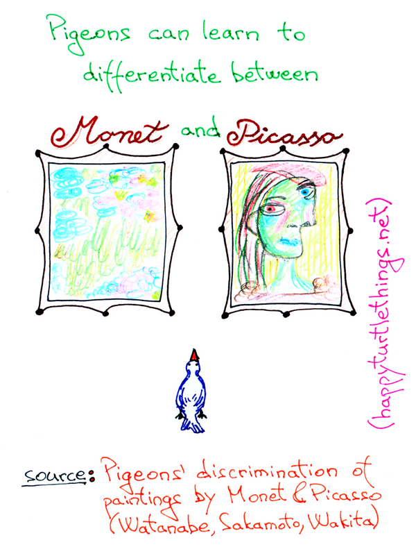 Even pigeons can differentiate between art movements